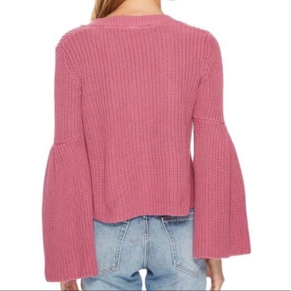 Free People chunky bell sleeve sweater, Small - Picture 3 of 6
